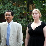 John Hazangeles and Katie Burke at British Deputy Ambassador